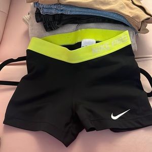 Nike pro spandex shorts